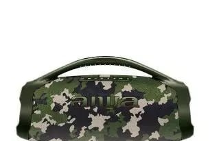 Caixa de Som Bluetooth AIWA Boombox BBS-01GR 200W Camuflado Verde Bivolt 127V220V