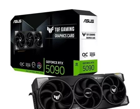 RTX 5090 Placa de Vídeo NVIDIA GeForce ASUS RTX5090 TUF Gaming OC 32GB GDDR7 512Bits TUF-RTX5090-O32G-GAMING