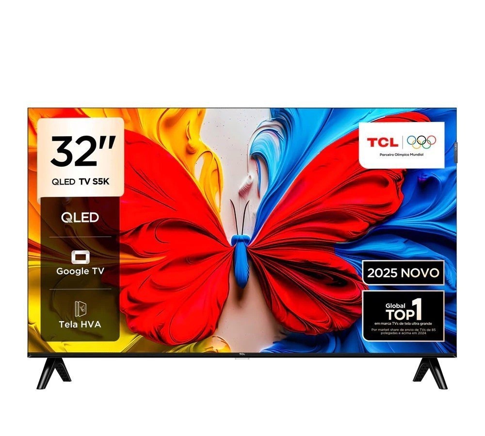 Smart Tv 32 Polegadas Fhd 32S5k Qled Dolby Audio Tcl