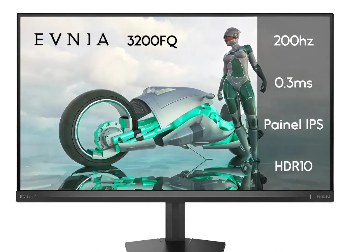 Monitor Gamer Phillips de 23.8 200Hz Full HD IPS 24M2N3200FQ