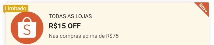 NOVO CUPOM SHOPEE