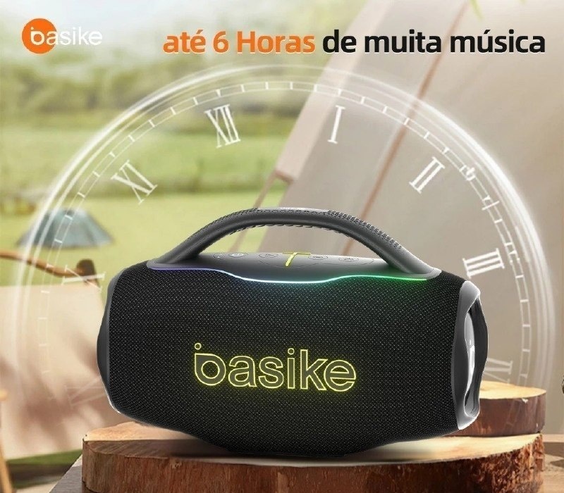 Astgn X Basike Caixa De Som Sem Fio Boombox 100w 10000mah Ipx6 Rgb Hifi Tws