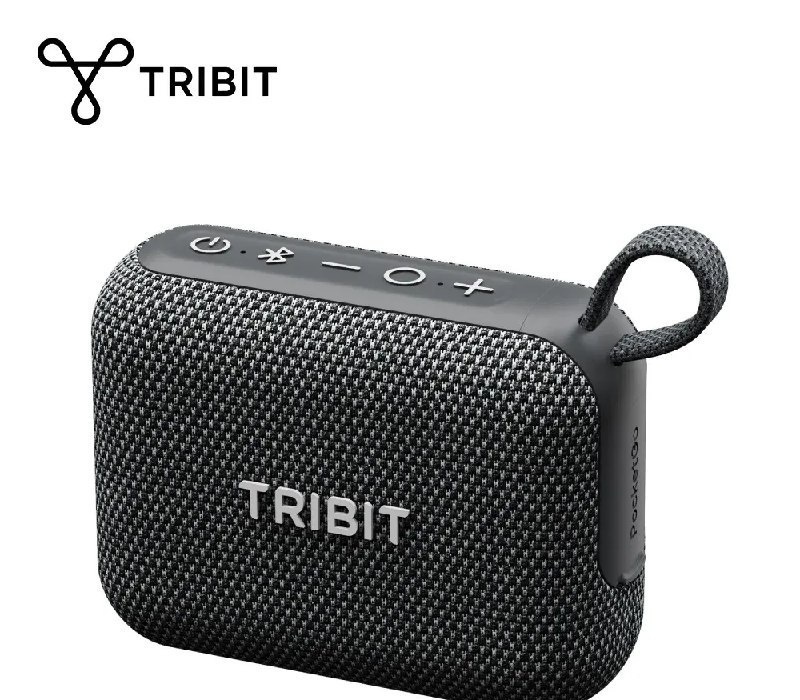Caixa de Som Portátil TRIBIT PocketGo IP68 à Prova dÁgua, Leve, Bluetooth com Slot para Cartão TF, 20 Horas de Reprodução para Caminhadas