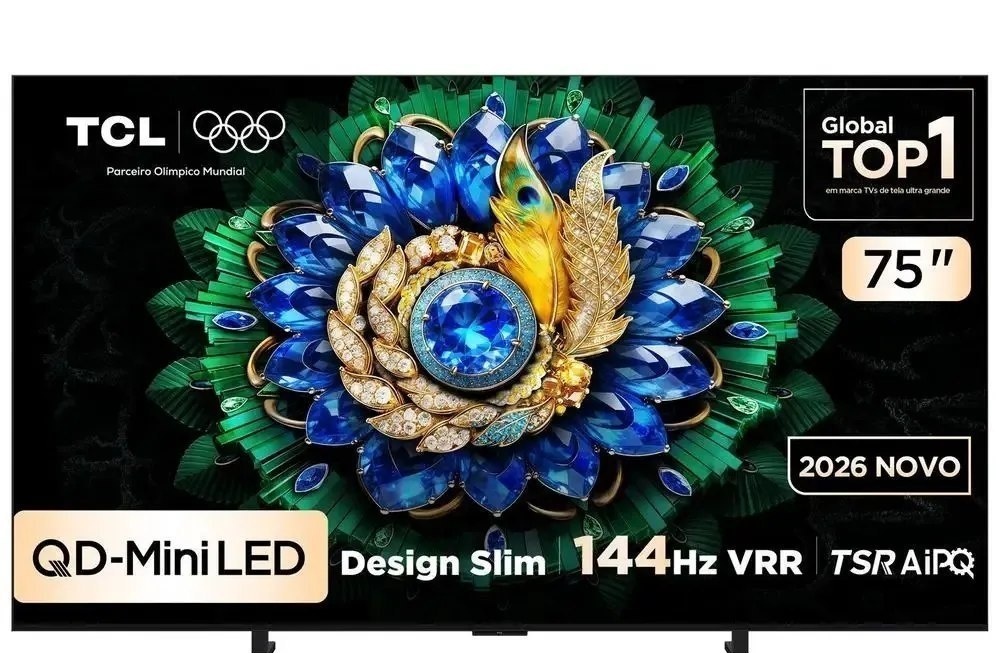 Smart TV 75 TCL 4K UHD Mini LED 75A400M Google TV 2026