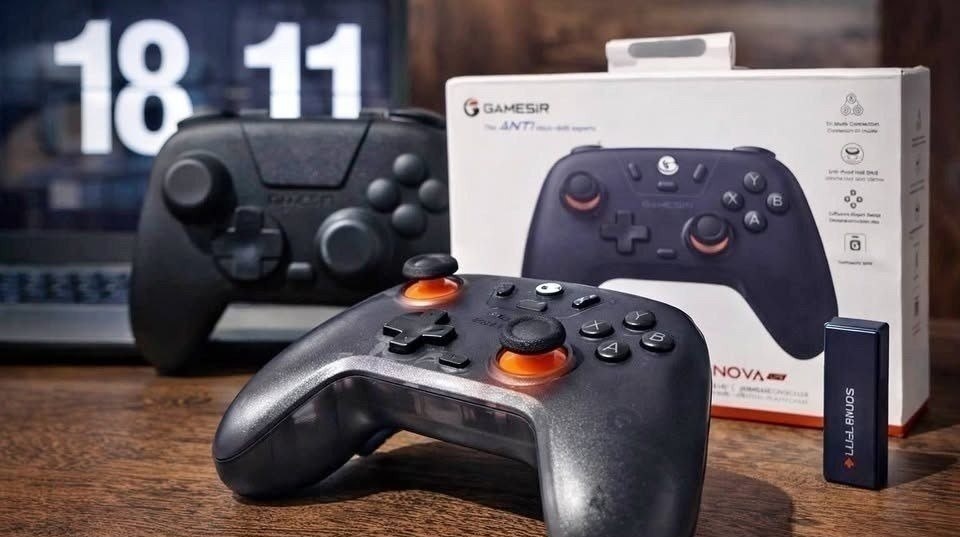 Controle Sem Fio Gamesir T4 Nova Lite, Hall Effect