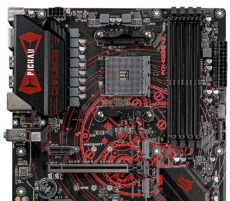 Placa mãe Chronos B550M-CR, DDR4, Socket AMD AM4, mATX, Chipset B550, PCH-B550M-CR