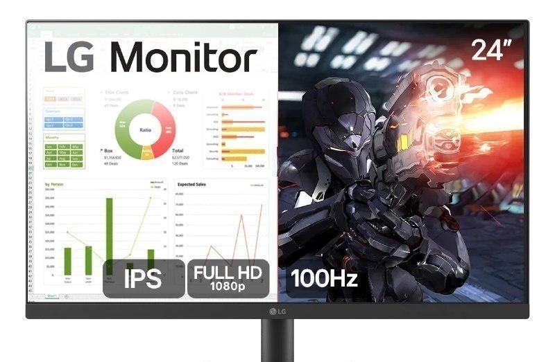 Monitor Gamer LG 24 IPS 100hz 24ms500-b Fullhd