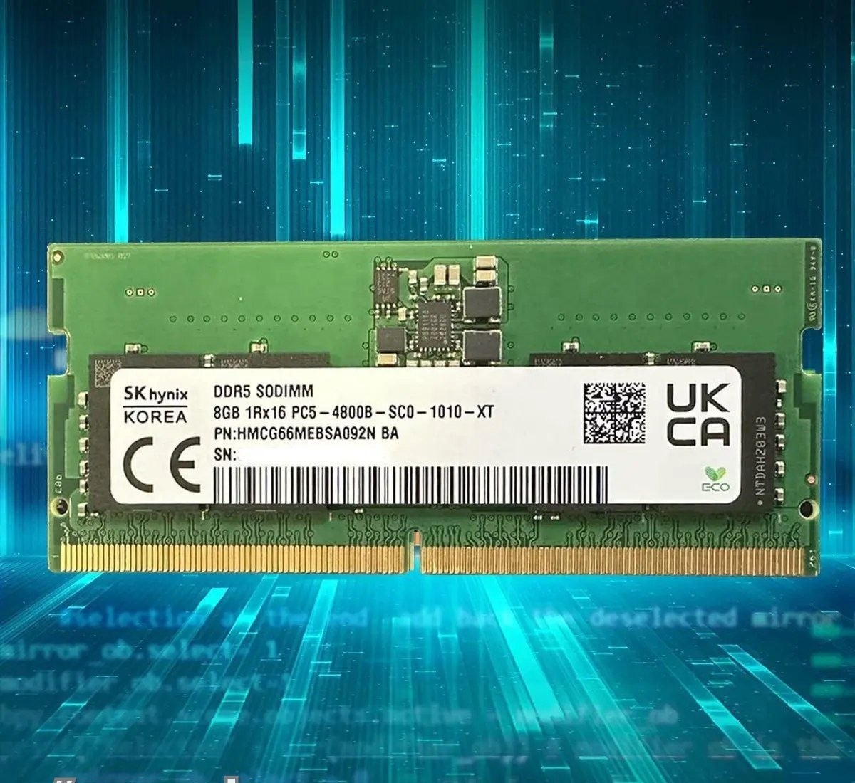 8GB DDR5 SK hynix LAPTOP MEMORY HMCG66MEBSA092N 8 GB