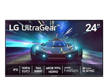 Monitor LG UltraGear 24G411A-B 24 IPS FHD 144Hz 1ms G-Sync