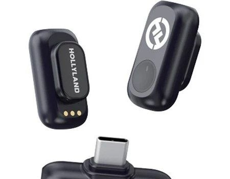 Microfone de Lapela sem fio Hollyland Lark A1 Versão Mini Duo Tipo-C Original Lacrado