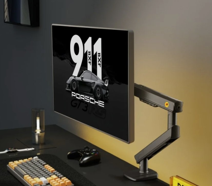 Suporte de Mesa Articulado para Monitor de 17 a 32 North Bayou, com Pistão a Gás, VESA, Preto - A5 NB