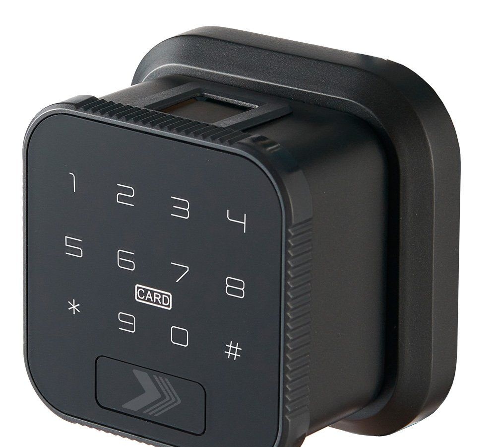 Kabum - Fechadura Digital KABUM! smart Simple Access, Biometria, 100 Digitais, Conexão com APP, Preto - KSFD200PT