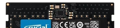 Memória Para Notebook Crucial 8gb Ddr5 4800mhz Sodimm Ct8g48c40s5 Cor Preto