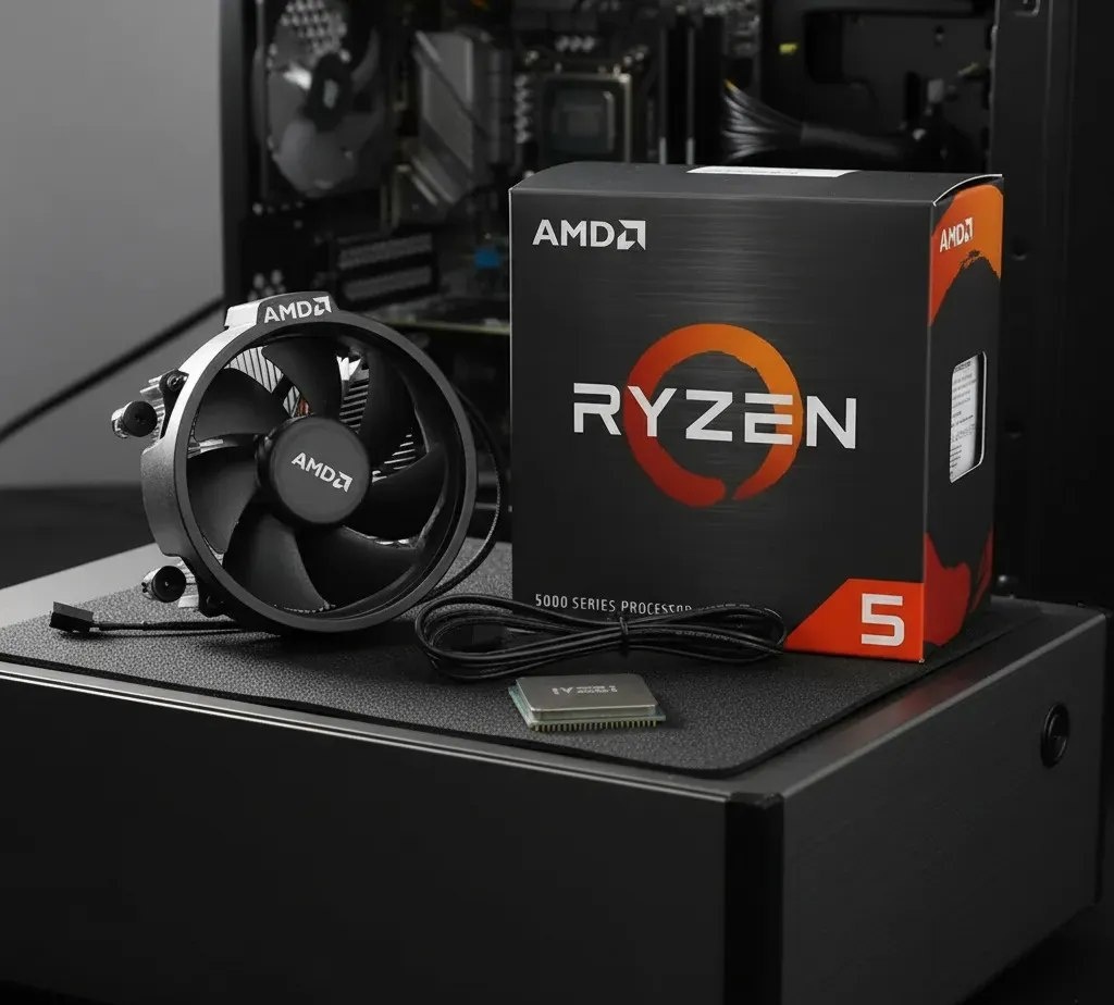 Processador AMD Ryzen 5 5500 3.6GHz 4.2GHz Max Turbo Cache 16MB AM4