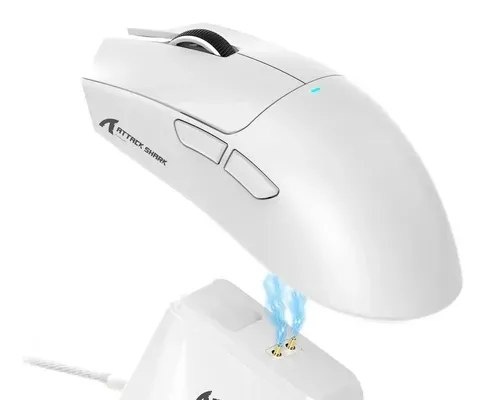 Mouse Gamer Sem Fio Attack Shark X11 Com Base
