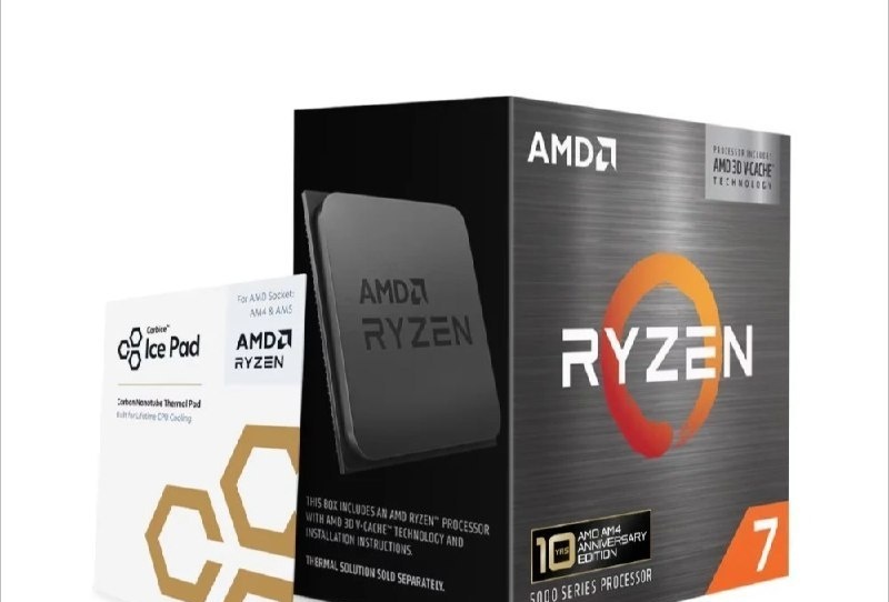 Processador AMD Ryzen 7 5800X3D, 3.4GHZ, 8-CORE, Cache 100MB, AM4 - 100-100000651POF