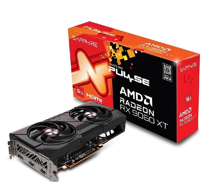 Placa de Vídeo SAPPHIRE RX 9060 XT PULSE AMD Radeon, 16GB, GDDR6, 20 Gbps, FidelityFX, RDNA 4 - 11350-03-20G
