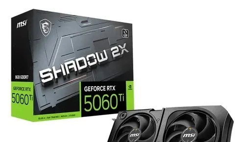 MercadoLivre - Placa De Vídeo Msi Geforce Rtx 5060 Ti 8gb Shadow 2x Gddr7