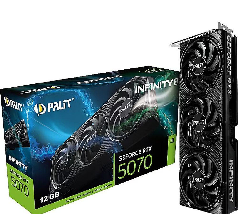 Placa de Video GeForce NVIDIA PALIT RTX5070 12GB INFINITY 3 GDDR7
