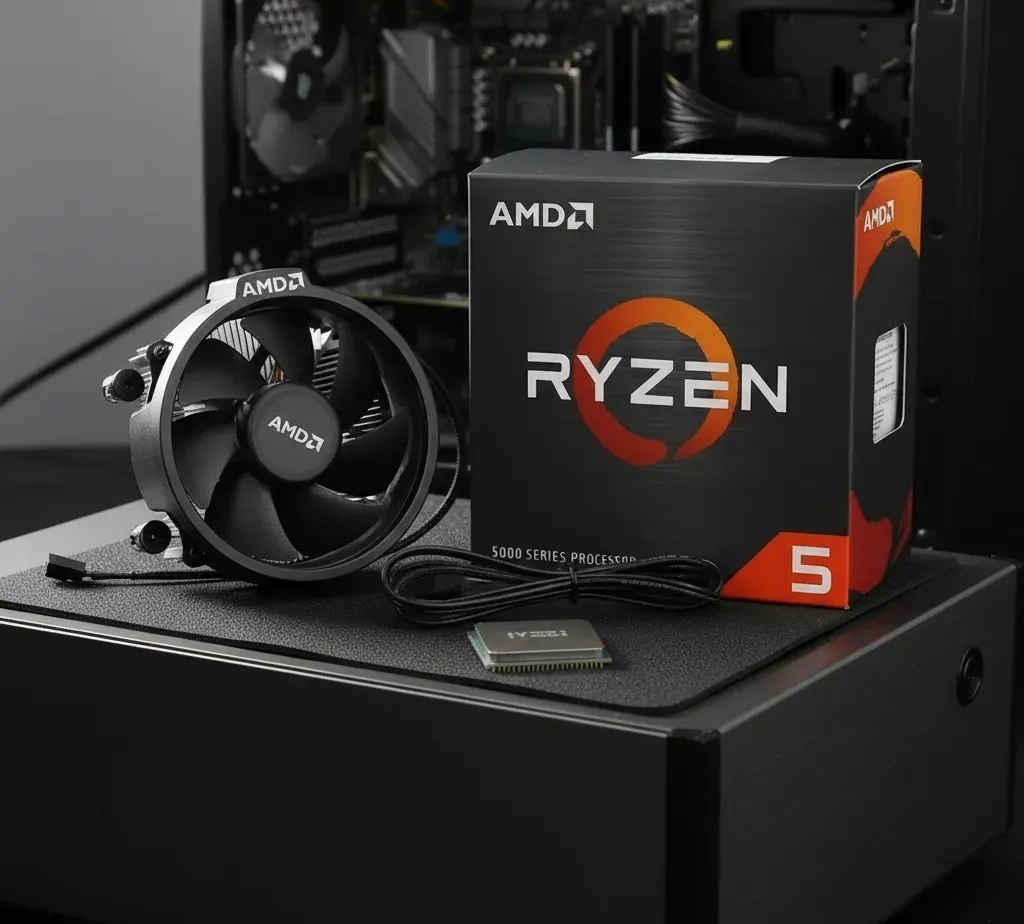 Processador AMD Ryzen 5 5500 3.6GHz 4.2GHz Max Turbo Cache 16MB AM4