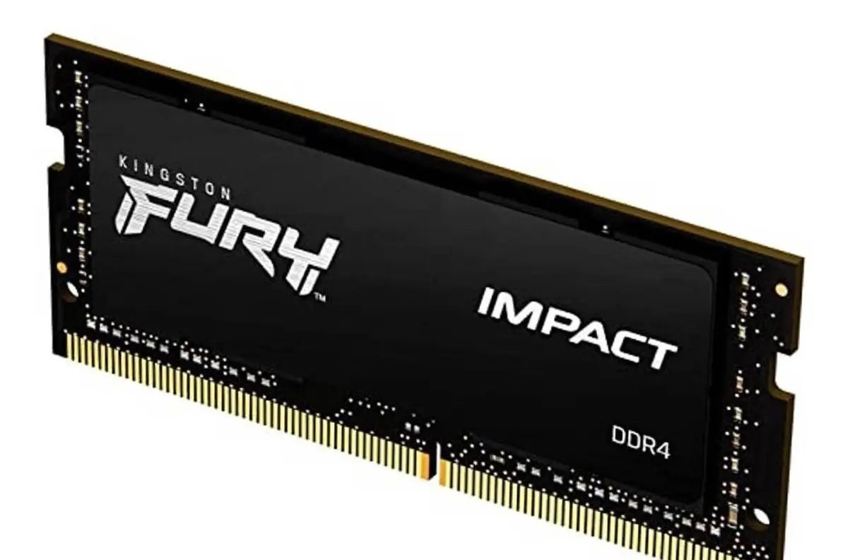 Memória RAM Para Notebook DDR4 8gb 3200Mhz CL20 Kingston Fury Impact KF432S20IB8 Gamer Sodimm Preto