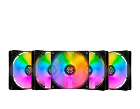 Kit Ventoinhas TGT Striker, Rainbow, 5x120mm, TGT-STK5-BLRBW