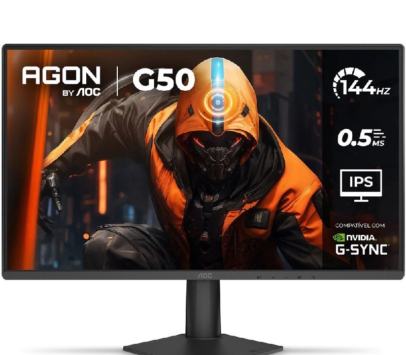 Monitor Gamer AOC 24 AGON G50 24G50F 144Hz G-Sync 0,5ms HDR10