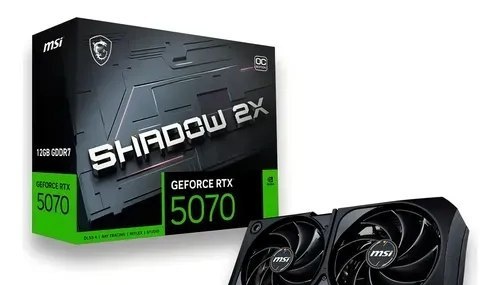 Placa De Video Nv Rtx 5070 12gb G7 192bits S 2x Oc Msi