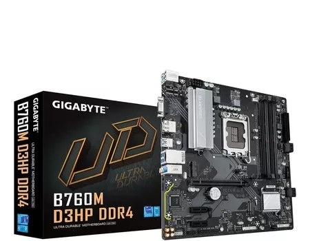 Placa Mãe Gigabyte B760M D3HP DDR4 LGA 1700 4x DDR4 Chipset B760 mATX