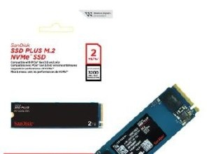 MercadoLivre - SSD M.2 2280 2TB Sandisk Plus NVMe Pcie Gen3 SDSSDA3N-2T00-G26 Velocidade até 3200MBs 2 TB