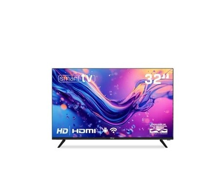 Smart TV HQ 32 HD tela sem Bordas Sistema Android Design Slim HQS32NKHM