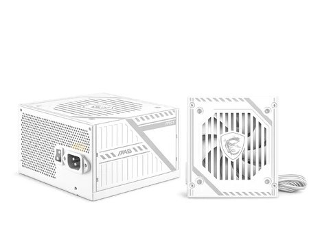 Fonte de Alimentação MSI MAG A650BNL White 650W 80 Plus Bronze PFC Ativo Branco