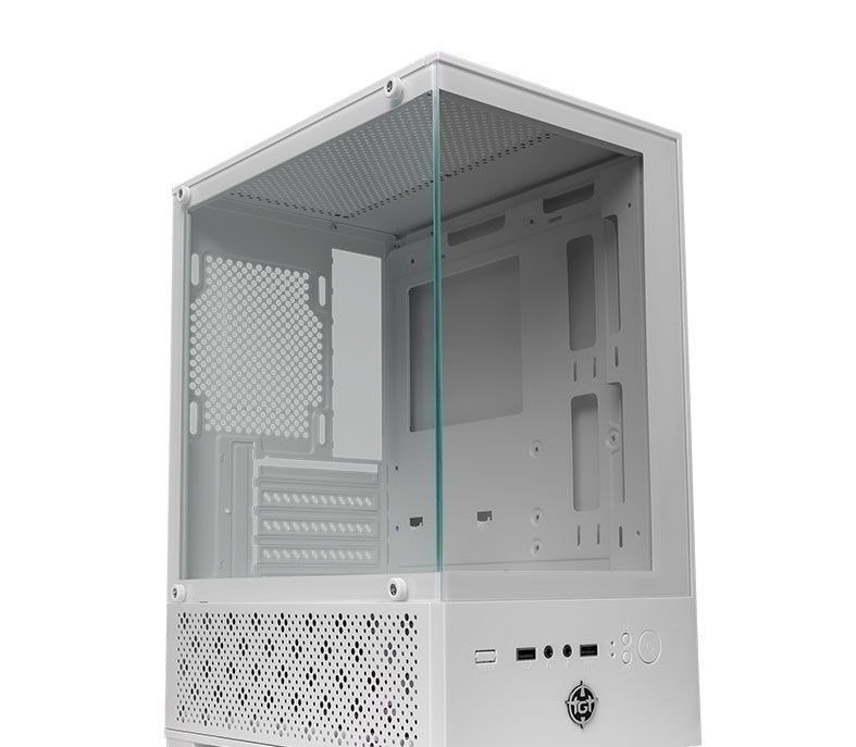 Gabinete Gamer TGT Legion, Mini-Tower, Lateral de Vidro, Branco, TGT-LGN-WH