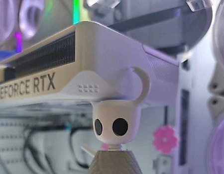 Hollow Knight Suporte de Placa de Vídeo da Infotec 3D Suporte para GPU 74mm a 100mm GUARDIÃO DO VACUO