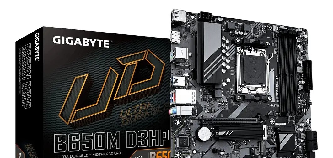 Placa Mãe Gigabyte Amd Am5 B650m Ultra D3hp 4xddr5 Matx Preto