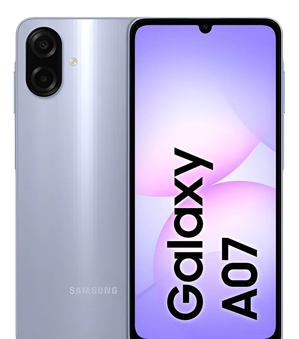 Celular Samsung Galaxy A07 256GB, 8GB, Câmera 50mp, Tela 6.7 , Proteção Ip54, Processador 6nm - Violeta