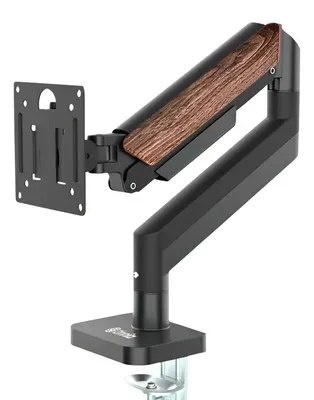MercadoLivre - Suporte Articulado Para Monitor Zinnia Rust 100 Preto 17 a 32 Pol com Pistão a Gás, VESA 75x75100x100, Ajuste de Altura e Capacidade até 9 kg