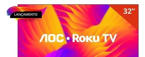 MercadoLivre - Smart Tv Aoc Dled 32 Wi-fi Roku Tv Quad Core 32s515578g