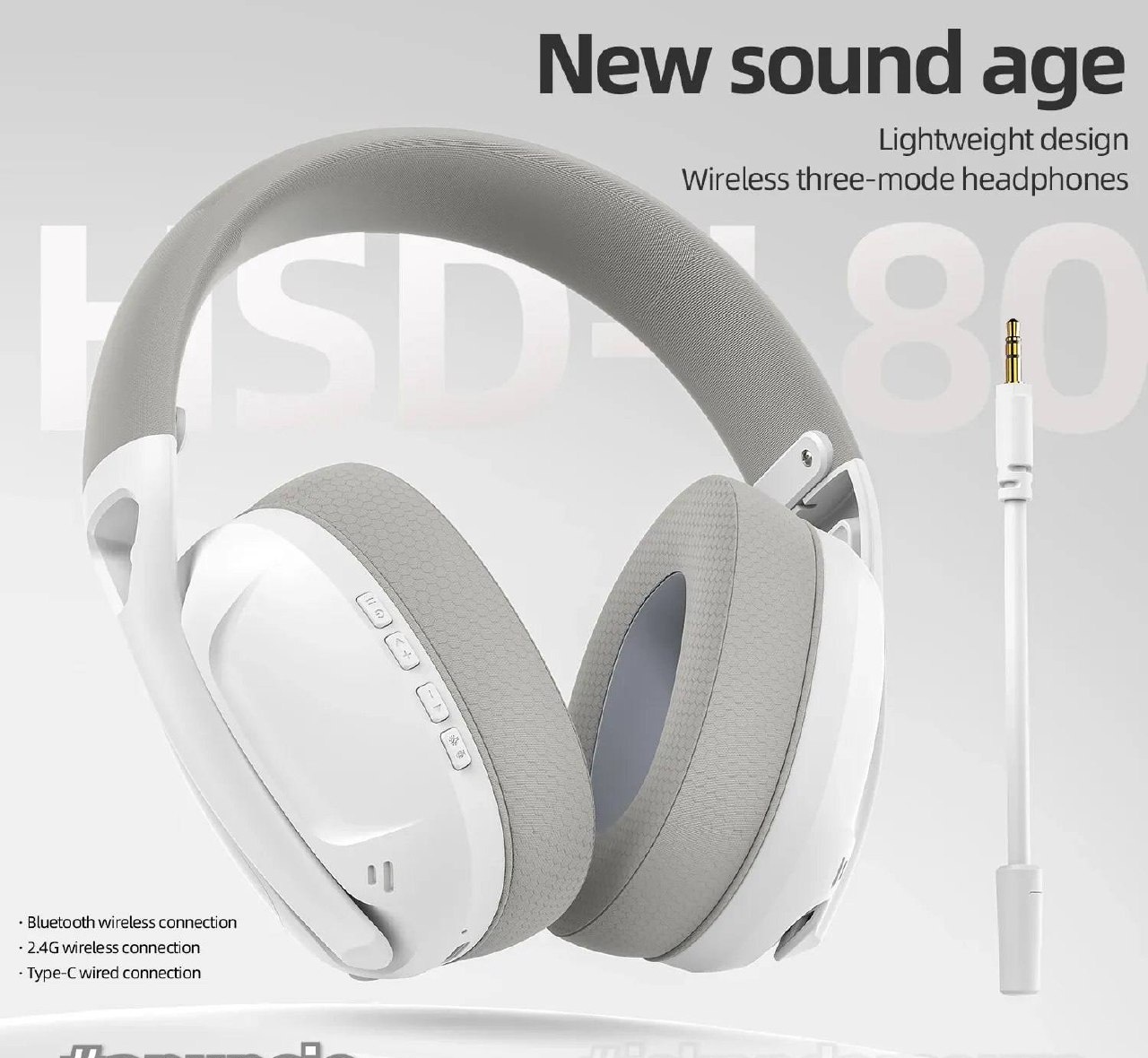 Headset SMAILWOLF L80 Bluetooth wireless wired three-mode COR BRANCA