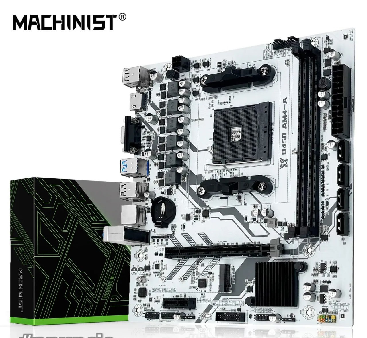Aliexpress - Placa mãe AMD B450 Machinist Ddr4
