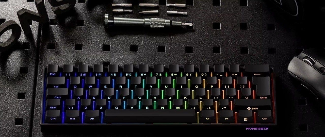 Teclado Magnético MonsGeek Akko Fun60 com fio RT 0.01mm 0.125ms 8000hz fun60pro fun 60