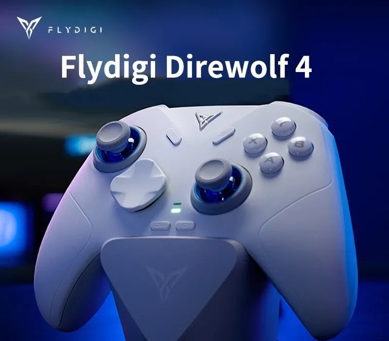Controle Gamer Flydigi Direwolf 4, sem fio, 800mAh