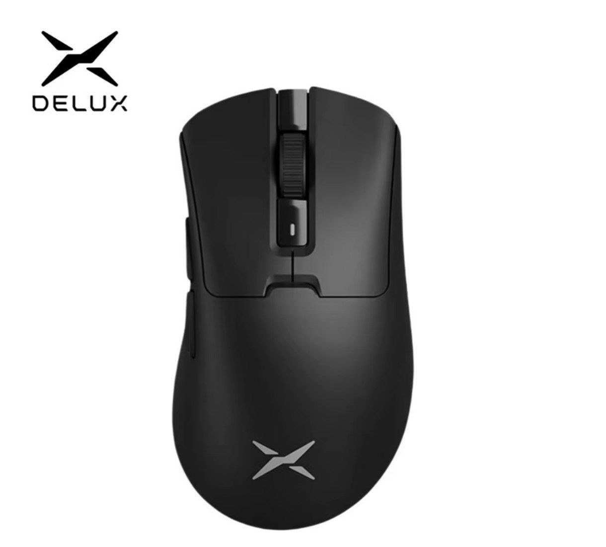 Mouse Delux M900 Pro, PAW3395, 8000hz, Com dock de carregamento preto ou branco
