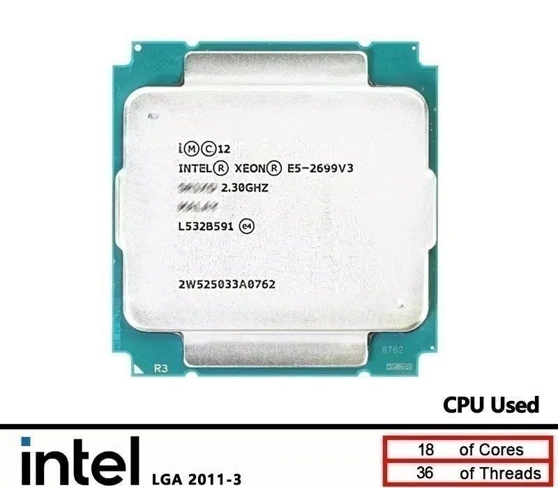 Xeon E5 2699 v3 1836 3.6ghz