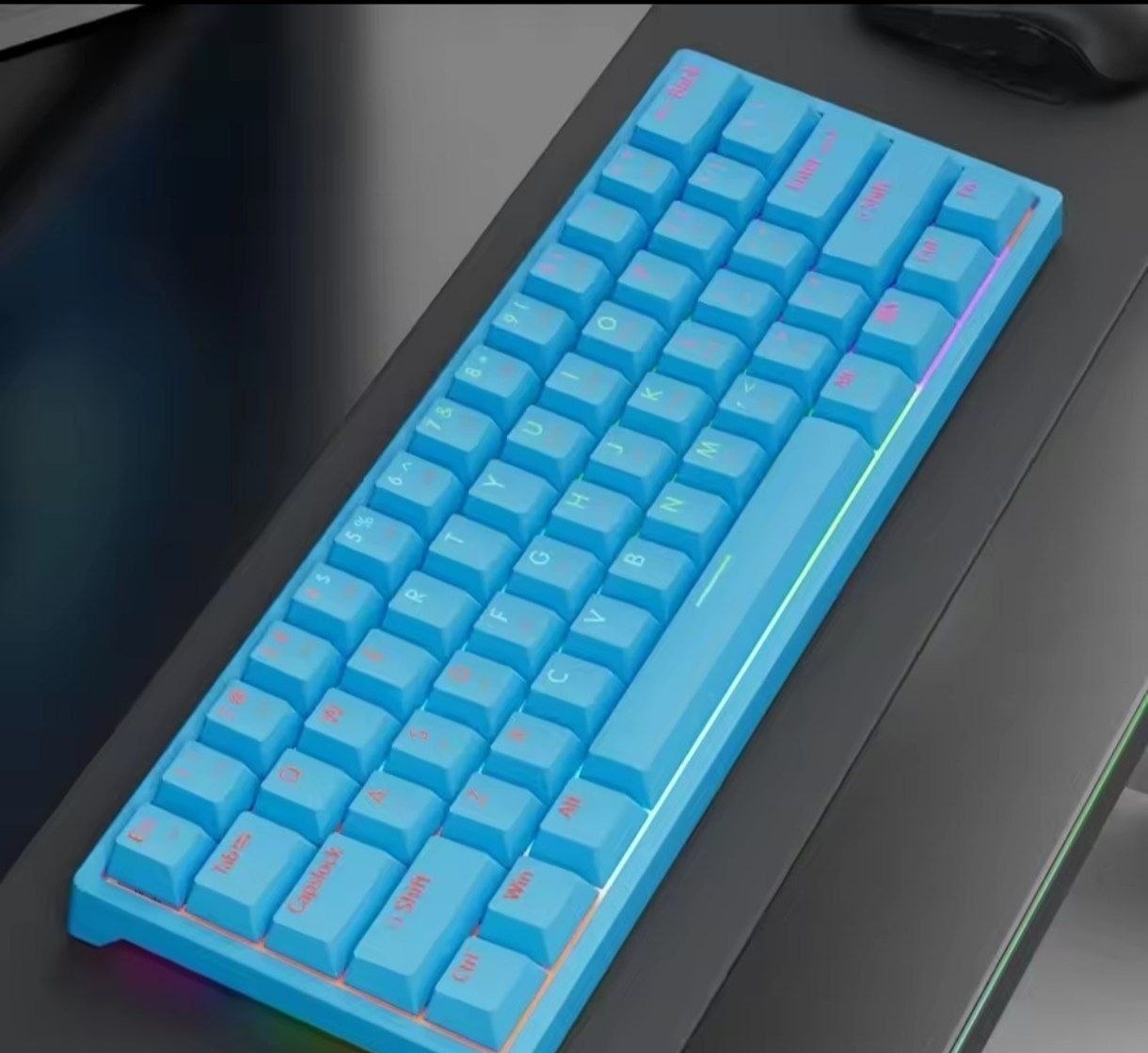 Teclado Mecânico Mucai MK61 RGB Hot Swappable
