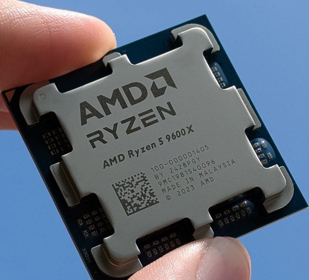 Processador AMD Ryzen 5 9600x, 3.9GHz 5.4GHz Turbo, 6-Cores 12-Threads, AM5 Novo Sem Caixa ou Cooler