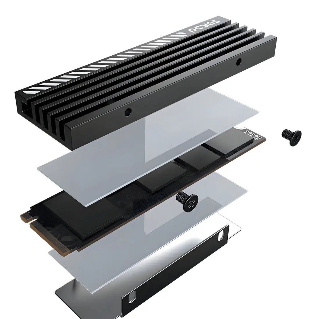 Dissipador De Calor Heatsink Para SSD M.2 Nvme 2280 Pcyes