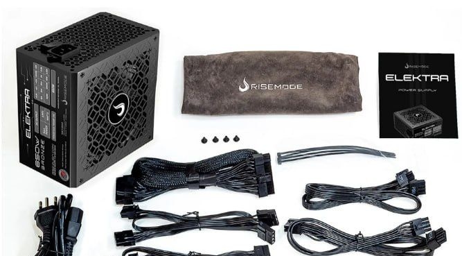 Kabum - Fonte Gamer Rise Mode Elektra, 650W, Bronze, Full Modular, PFC Ativo, Preto - RM-PSU-ELKM-650-B