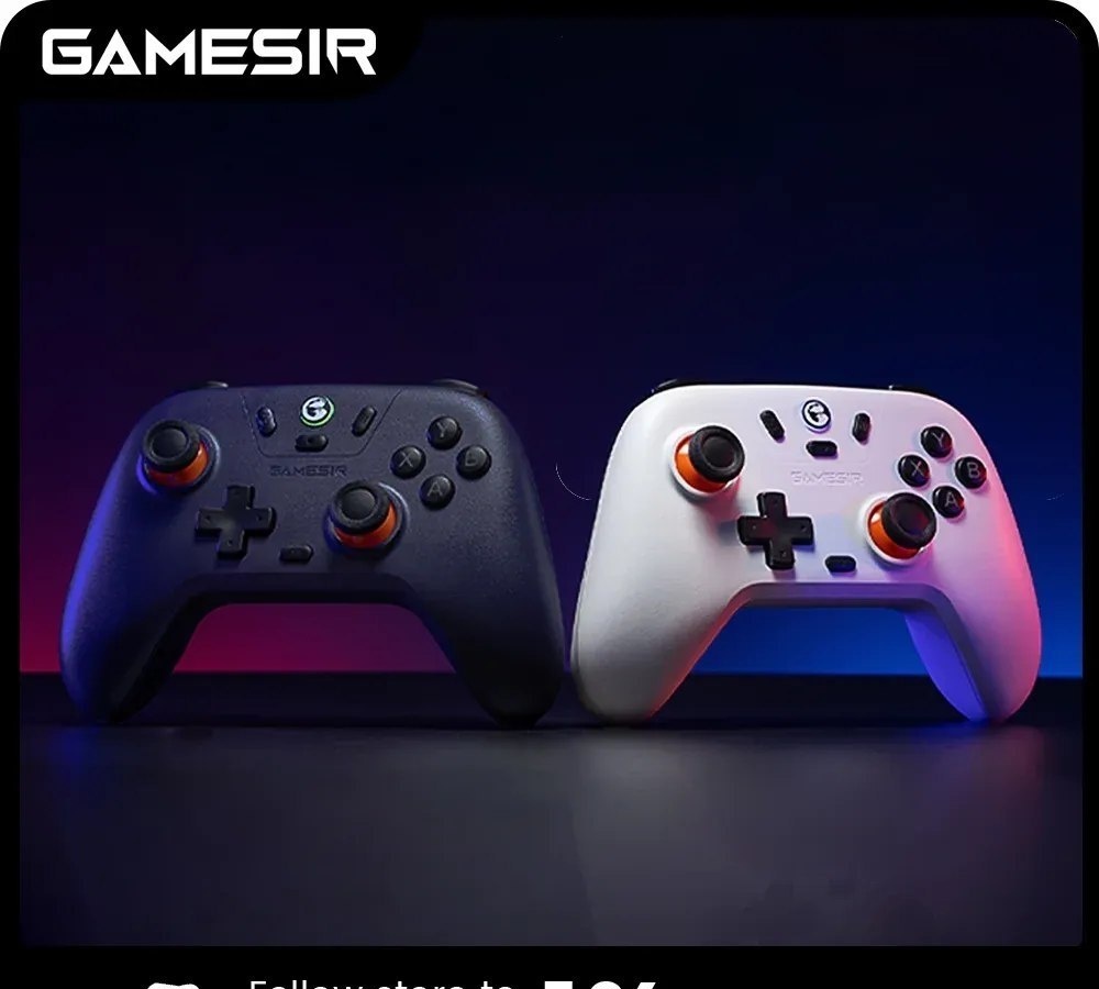 Controle Sem Fio Gamesir T4 Nova Lite, Hall Effect