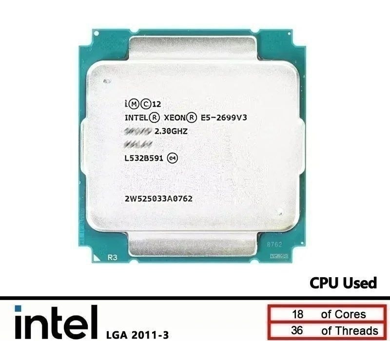 Xeon E5 2699 v3 1836 3.6ghz